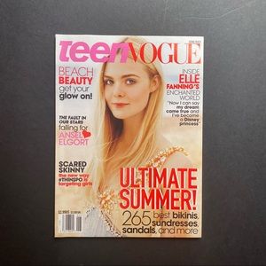 Teen Vogue Magazine Elle Fanning June/July 2014